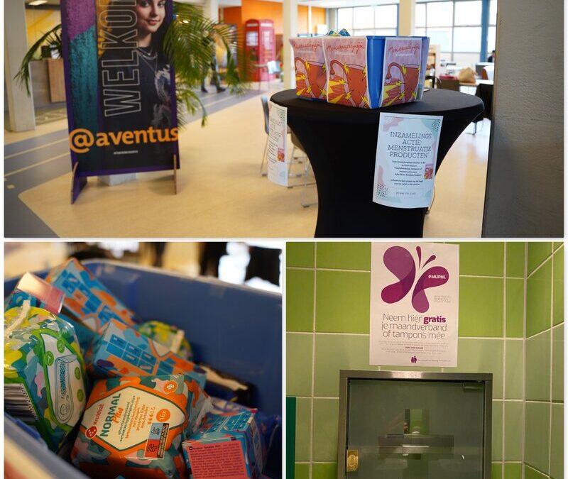 Studenten in actie tegen menstruatie-armoede!