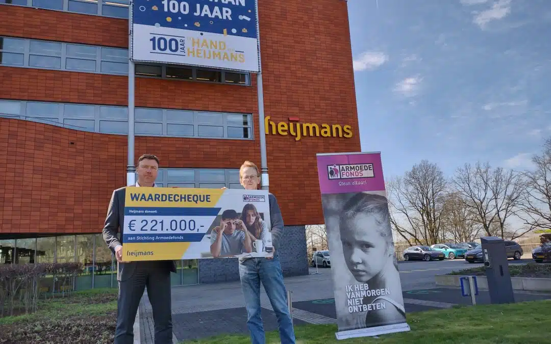 Een fantastische donatie van Heijmans!