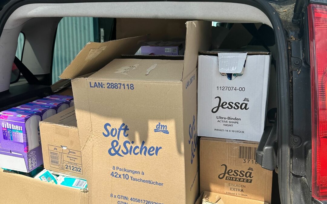 Studenten komen in actie tegen menstruatiearmoede